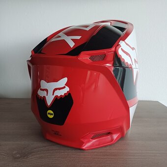 Motokrosová helma Fox V1 Revn / Airoh Wraap - 4
