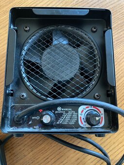 Malý přenosný ventilátorový ohřívač/teplovzdušný ventilátor - 4