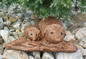 Zahradní dekorace - ježci - 4
