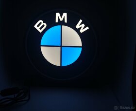 Prodám nový znak BMW s podsvětlením (led pásek) - 4