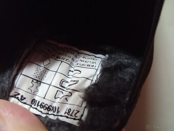 zimní kožená perka, vel.42/8 černá NOVÁ, zn.HKM - 4