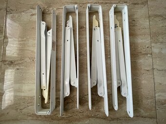 Konzoly sklápěcí 43x40 cm - 4