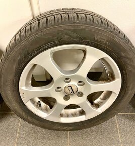 4x Alu kola, vhodná např. na Ford, zimní pneu NOKIAN, SLEVA - 4