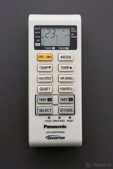 Tichá splitová klimatizace Panasonic CS-YE9MKX 2,5kW 2011 - 4