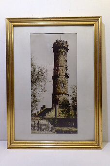 Děčín-Sněžník- Rozhledna - velké staré Foto  - 4