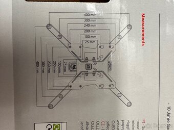 Prodám držák na televizi na zeď. - 4