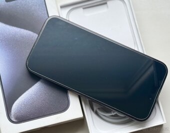 iPhone 15 Pro Max Blue Titanium BATERIE 100% TOP - 4