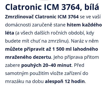 Zmrzlinovač Clatronic - 4