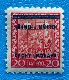 Poštivní známky ČSR- protektorát - 4
