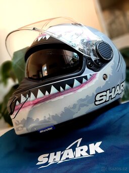 Přilba Shark Spartan Carbon / Replica Lorenzo..  NOVÁ - 4