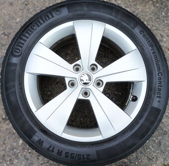 Originál sada alu disků Škoda Superb III 5x112 R17 Triton - 4