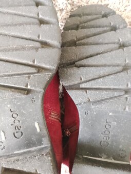 Kožené polokozačky Gabor vel. 39 - 4