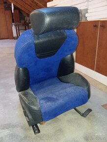 Sedačky MODRÉ RECARO AUDI S3 8L - 4