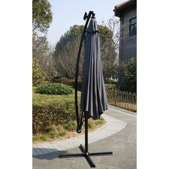 Nový slunečník s led podsvícením 350 cm - 4