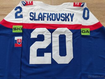 Hokejový dres Slovensko - Slafkovský - úplne nový - 4
