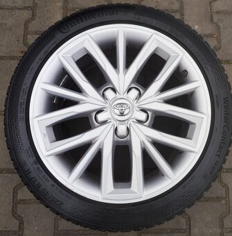 Zimní alu disky originál Škoda Toyota Corolla 5x114,3 R17 - 4