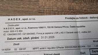 V záruce-MPPT solární regulátor EPsolar 200V/80A - 4