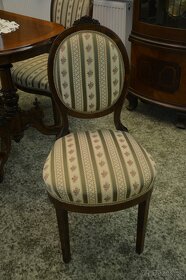 starožitný stůl se židlemi - 4