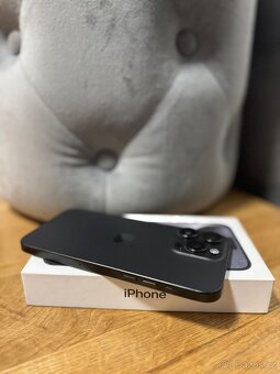 iPhone 15 PRO MAX ★ černý titan 256GB po záruce, vč. Krabice - 4