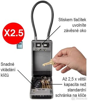 Master Lock Bezpečnostní schránka se závěsným lankem - 4