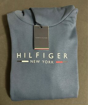 Mikina Tommy Hilfiger New York - L - modrá - Nová - 4