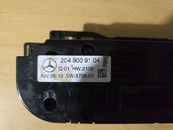 Ovládání klimatizace w204 - 4
