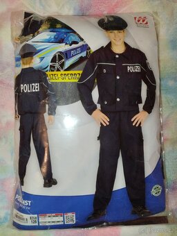 Dětský karnevalový kostým policie 5-8 let - 4