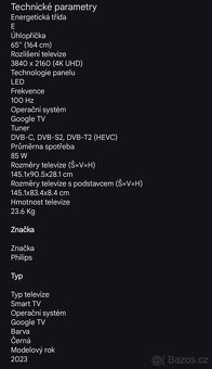 65" Philips 65PUS8818/12 černá - 4