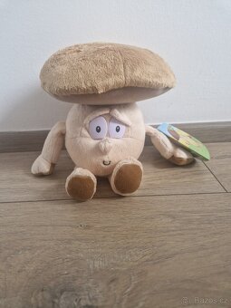 Nový plyšák houba s visačkou - 4