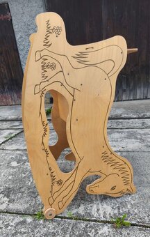 Trihorse houpací kůň, stůl a židle - 4