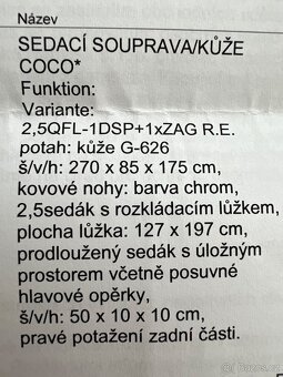 Kožená sedací souprava - 4
