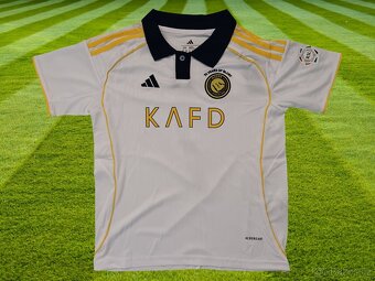 Dětský fotbalový dres Cristiano Ronaldo Al Nassr bílá edice - 4