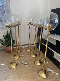 Podlahová stojací lampa Kamenický Šenov 70.léta - 4