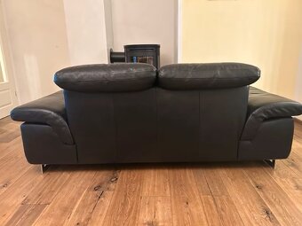 Pohovka, sedačka - pravá kůže, černá, W.SCHILLIG - 4