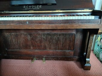 pianino klavír Sholze Georgswalde dobrý stav - 4