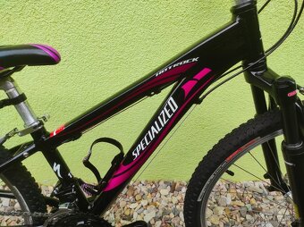 Značkové dětské kolo SPECIALIZED 24" (černá/fialová) - 4