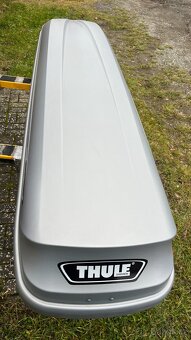 THULE PACIFIC 500 ŠEDÝ,TOP STAV,STŘEŠNÍ BOX,RAKEV - 4