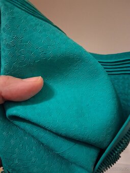 Retro zelená koupací čepice ze 70.let - 4