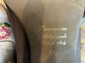 Kotníčkové boty kožené vel. 40 - 4