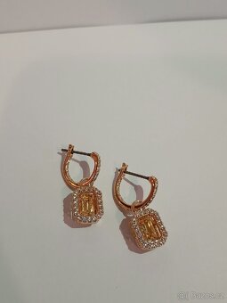 Swarovski Okouzlující pozlacené náušnice - 4