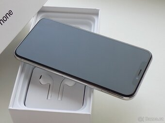 APPLE iPhone X 256GB Silver - ZÁRUKA - 100% BATERIE - TOP - 4