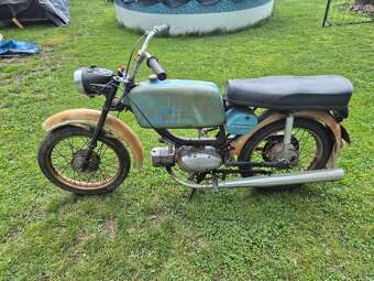Jawa 23 Mustang bez TP, modrý 3. - 4