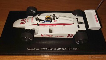 F1 Theodore TY01 #33 Derek Daly 1982 Spark S4315 1:43 - 4