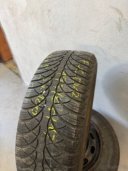 Plechové disky 5x100 R15+ zimní pneu - 4