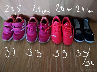 Tenisky 33, sálovky vel. 32/33 - 4