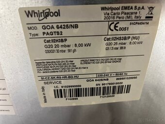 Plynová varná deska Whirlpool - 4