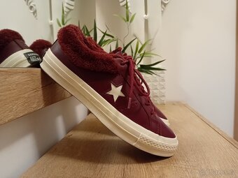 Converse dámské zateplené kožené tenisky vel. 40 - 4