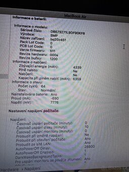 MacBook Air 13” (2017) – skvělý stav, jen 65 cyklů baterie - 4