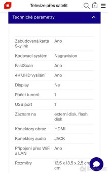 Skylink 4K/UHD sat.přijímač MZ-104 - 4