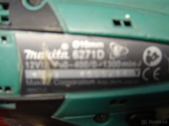 AKU VRTAČKA MAKITA 6271 D S PŘÍSLUŠENSTVÍM - 4